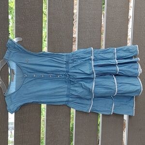Calvin‎ Klein jeans Kids girls dress size 8 blue